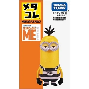 Minions Prison Uniform No.301 Despicable Me - Takara Tomy Metacolle Metal Figure - Foto 1 di 6