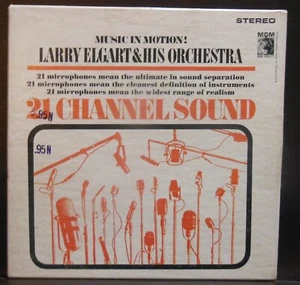 Music in Motion Larry Elgart ~ 21 Channel Sound ~ 4 Track 3 3/4 IPS Reel Tape - Picture 1 of 8