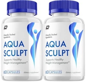 (2 Pack) Aqua Sculpt Keto Capsules - AquaSculpt Keto Pills All-Natural, 800MG - Picture 1 of 7