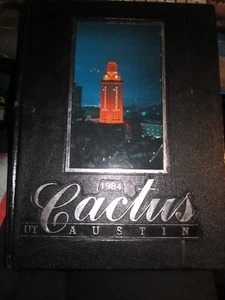 ANNUAIRE 1984 UNIVERSITÉ DU TEXAS À AUSTIN CACTUS - TRÈS GRAND LIVRE - Photo 1/6