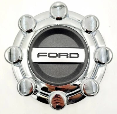 OEM 2017-2024 Ford F250 Super Duty Rear Chrome 8 Lug Center Cap - HC3C-1A096-KD - Image 1 of 4