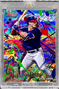 Dylan Crews RARE ROOKIE RC REFRACTOR BOWMAN CHROME INVESTMENT SSP NATIONALS MINT - Picture 1 of 2