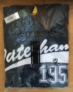 CATERHAM 57 VARSITY HOODIE SMALL BLUE BNWT F1 RACING TEAM 1957 - Picture 1 of 7