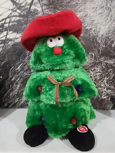 Nuevo árbol de Navidad de peluche animado de 12,5" canto baile iluminado - Imagen 1 de 3