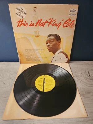 This Is Nat King Cole RARE Promo LP Capitol T-870 Sample Album For Radio TV 1957 - Image 1 of 3