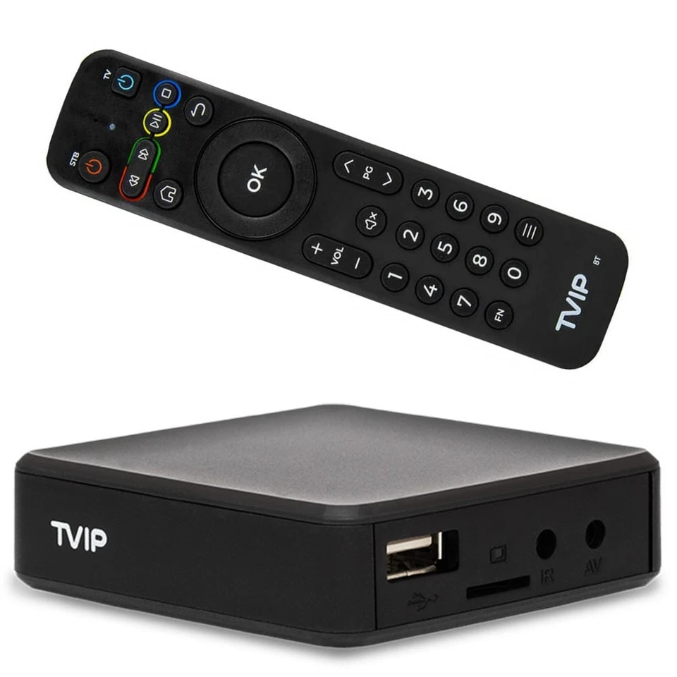 TVIP S-Box v.710 4K UHD Android 11 IP-Receiver HDR LAN HDMI USB MicroSD