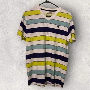 Zoo York Men's multi-color V-neck T-shirt Size Large - Picture 1 of 4