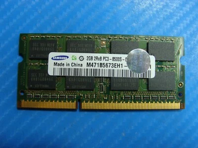 MacBook Pro A1286 Samsung 2GB Memory PC3-8500S-07-10-F2 M471B5673EH1-CF8 - Image 1 of 2