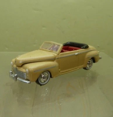Classic Metal Works 1948 Ford Convertible Tan HO 1/87 Scale Mini Metals CMW - Image 1 of 4