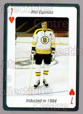 2006 Hockey Hall Of Fame Playing Card #20 Phil Esposito