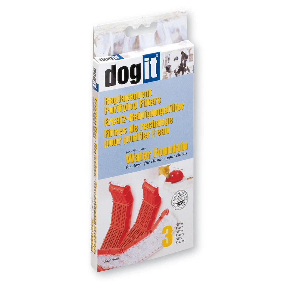 Dogit Ersatzfilter 3er-Pack für Water-Fontain Trinkbrunnen, 10,5L & 3L - Bild 1 von 1