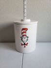 Dr Suess Cat In The Hat White Ceramic Canister, Cookie Jar 