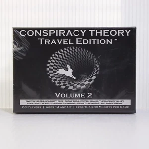 Conspiracy Theory Trivia Travel Edition 2023 Volume 2 Expansion Pack Neddy Games - Picture 1 of 3