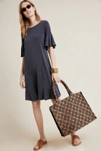 New Anthropologie Averil Tee Dress size XS MSRP: $128 - Picture 1 of 5