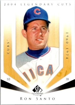 2004 SP Legendary Cuts Ron Santo Chicago Cubs #104 - Image 1 of 2