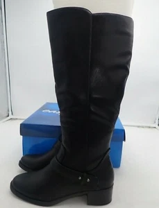 Easy Street Jewel Riding Boots Black New Sizes 6.5 M & 12 M - Picture 1 of 8