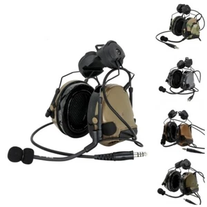 COMTAC III Tactical Headset ARC Track Bracket Ver FAST Helmet Silicone Earmuffs - Picture 1 of 18