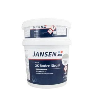 Jansen Aqua 2K-Boden-Siegel 5kg, Epoxydharz Bodenbeschichtung, Garagenbodenfarbe - Bild 1 von 1