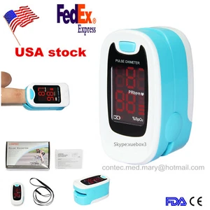 Medical Finger Pulse Oximeter Blood Oxygen Sensor O2 SpO2 Monitor Heart Rate New - Picture 1 of 12