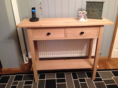 APARADOR 100% ROBLE SÓLIDO HECHO A MEDIDA / MESA DE SALÓN / DESMONTABLE Foto 1 de 4