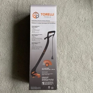 New In Box Torelli Tools Electric String Trimmer Weed Eater 9” Cutting Width - Picture 1 of 4