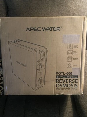 APEC WATER 3 Stage/Tankless Reverse Osmosis Drinking Water System - ROTL-600 - Image 1 of 4