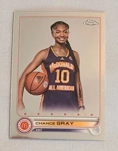 2022 TOPPS CHROME MCDONALD'S ALL-AMERICAN CHANCE GRAY - Picture 1 of 2