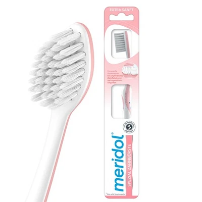 meridol Zahnbürste Zahnfleischschutz extra sanft 1 Stk Handzahnbürste schonend - Bild 1 von 4