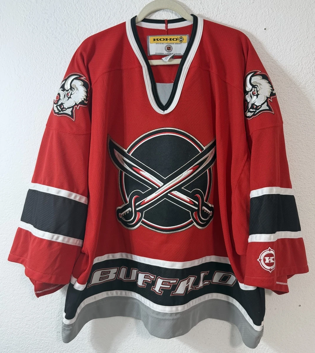 NHL　バッファローセイバーズ　ユニフォーム Jeff Skinner Buffalo Sabres Authentic Adidas Primegreen Goathead