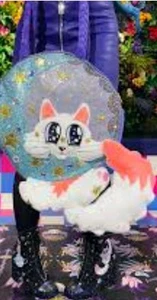 Irregular Choice "Miaow At The Moon" Furry Tail Big Bag 🎒Rare Collectible - Picture 1 of 7