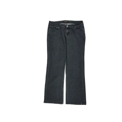 Jeans jeans The Limited Bootcut feminino tamanho 12 lavagem escura azul - Imagem 1 de 4