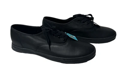 Women's Keds Champion Black Leather Oxford WH45780 Size 11 M New Shoes Washable - Image 1 of 4