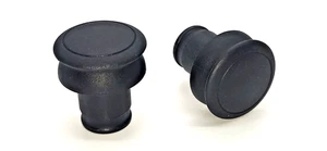 2 X GENUINE NISSAN 12V Power Outlet  Blanking Cover QASHQAI BLACK COVERS, - Picture 1 of 8