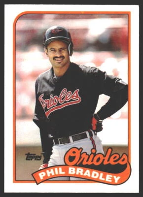 Phil Bradley #13T 1989 Topps Traded Baltimore Orioles - Image 1 of 2