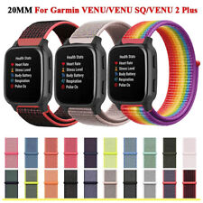 Nylon Armband für Garmin Venu SQ 2 Plus Vivoactive 3 Forerunner 645 245 55 158