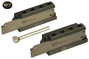 Spannblock + Abstechschwert 32mm für Sandvik Stechplatten Typ N151.2-300 NEU - Bild 1 von 3