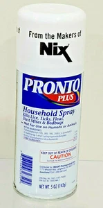 NIX Pronto Plus Household Spray, for Lice Ticks Fleas Dust Mites or Bed Bugs 5oz - Picture 1 of 13