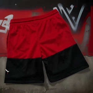 *AIR JORDAN* (RED-BLACK) ACTIVEWEAR SHORTS (GIRL-BOYS) - Picture 1 of 10