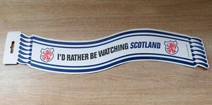 PREFERIRÍA ESTAR OBSERVANDO ESCOCIA - PEGATINA COCHE/VENTANA. - Imagen 1 de 1