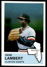 1982 Fritsch Clinton Giants Gene Lambert Clinton Giants #17