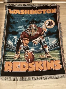 Vintage The Northwest Company Washington Redskins Throw Blanket Tapestry 44x56” - Picture 1 of 8