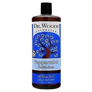 Dr. Woods Castile Soap Liquid Peppermint 32 Fl.oz • 9.85$
