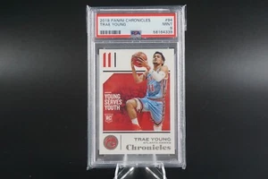 2018-19 Panini Chronicles Basketball Trae Young Rookie Card PSA 9 - Picture 1 of 2