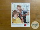Vintage 1960S Coca-Cola Coke 'They Go Together' Advertisement Soft Drink Advert