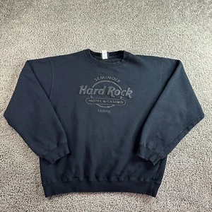 Hard Rock Casino Sweatshirt Womens Large Black Seminoles Hotel & Casino - Picture 1 of 8