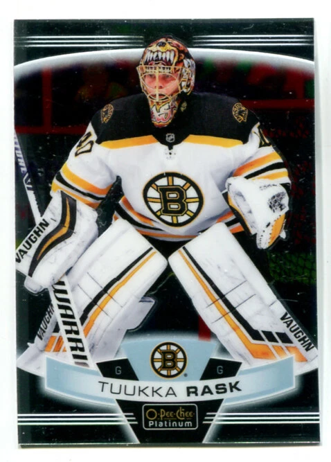 2019-20 OPC Platinum Tuukka Rask Card #101 Boston Bruins - Image 1 of 1