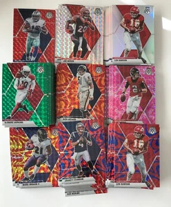 2020 Mosaic Football Various Retail Color Parallels Prizm #1-300 You Pick PYC! - Bild 1 von 239
