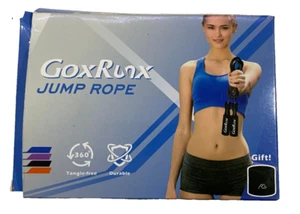 GoxRunx Springseil Springseil für Fitness Workout Verwicklungsfrei Stahldraht 10 Fuß - Bild 1 von 4