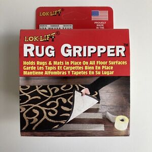 Lok - Lift Rug Gripper 2.5 in.   W X 15 ft. L Reusable Scrim Indoor 6’ by 4’
