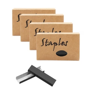 26/6 Standard Staple Set 12mm Width 1000/Box 4 Boxes/Pack 4000 Count Staples - Picture 1 of 32